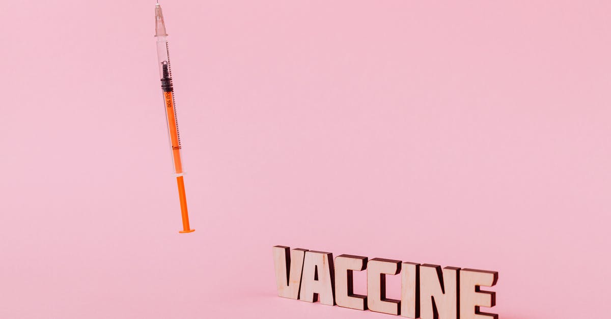 Health Insurance for schengen visa? - A Syringe and Vaccine Text on Pink Background