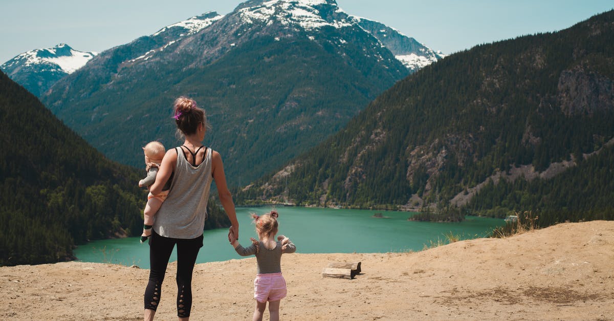 Hiking from Tillamook Trailhead to Indian Beach Trailhead - Mother and Children Walks Near Body of Water