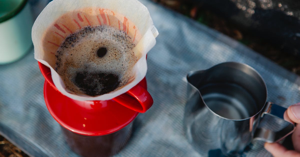 Hiking near Barcelona - or alternative hiking cities close-by? - Crop hiker preparing coffee in carafe on fabric