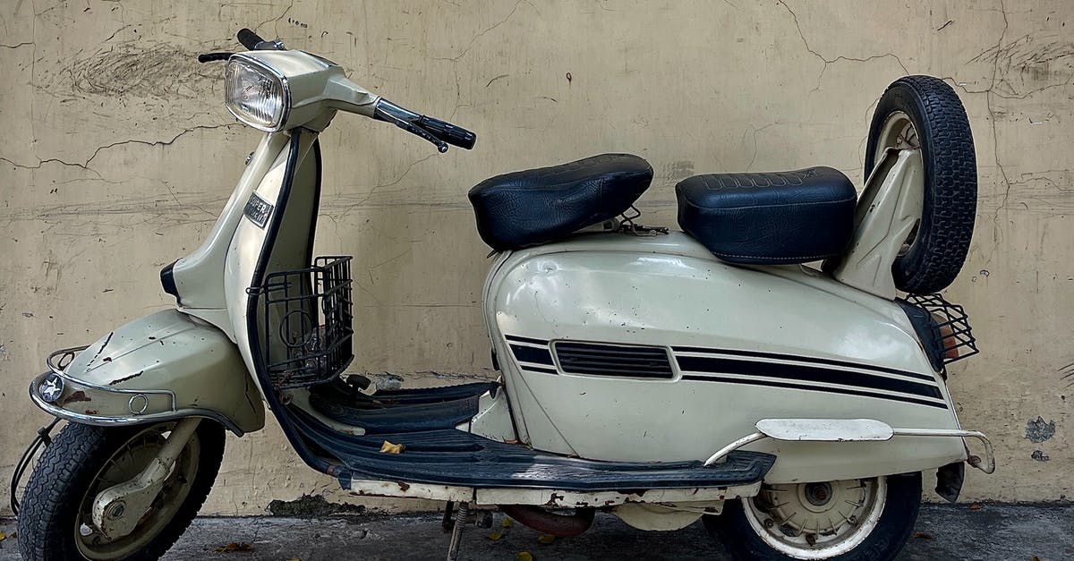 Hire a scooter near San Javier Airport, Spain? - White and Black Motor Scooter