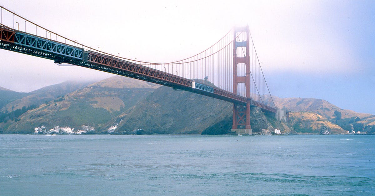 Hitchhike from Montreal to San Francisco - S.F. Golden Gate Bridge 1980