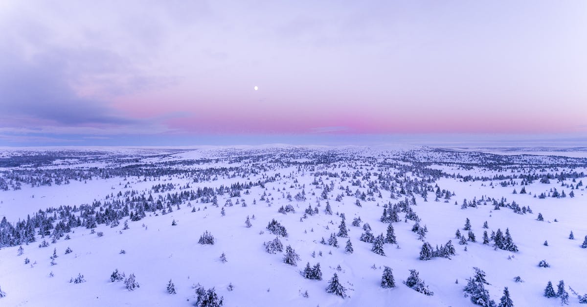 Hokkaido Precipitation in December - Snow Covered Field