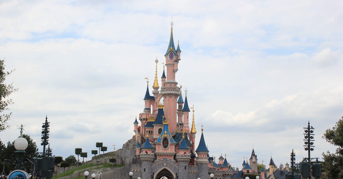 Hong Kong Disneyland Resort - People on Sleeping Beauty Castle