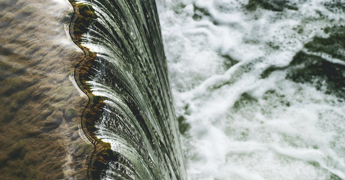 Hoover Dam Parking - Waterfalls