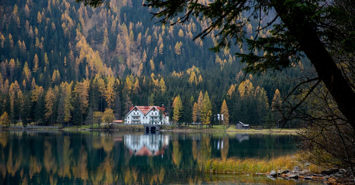 Hostel location in Vancouver - Picturesque view of lake and forest in mountains