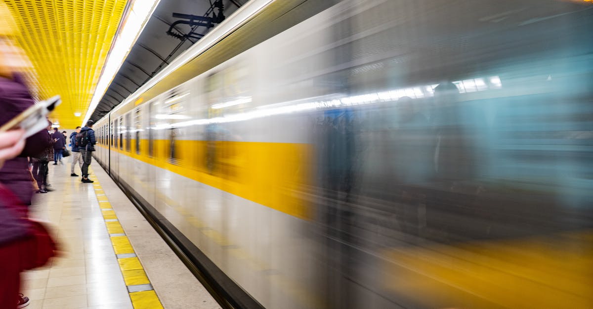 How are the suffixes of railway platforms determined? [closed] - Time Lapse Photography of Train