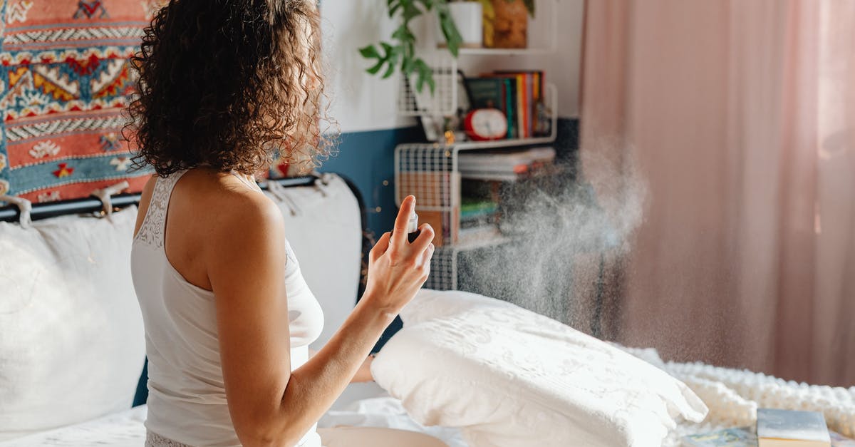 How bad is the Prague flooding going on (current as of June 2013)? - Woman Sitting on the Bed Using Room Spray in her Bedroom 