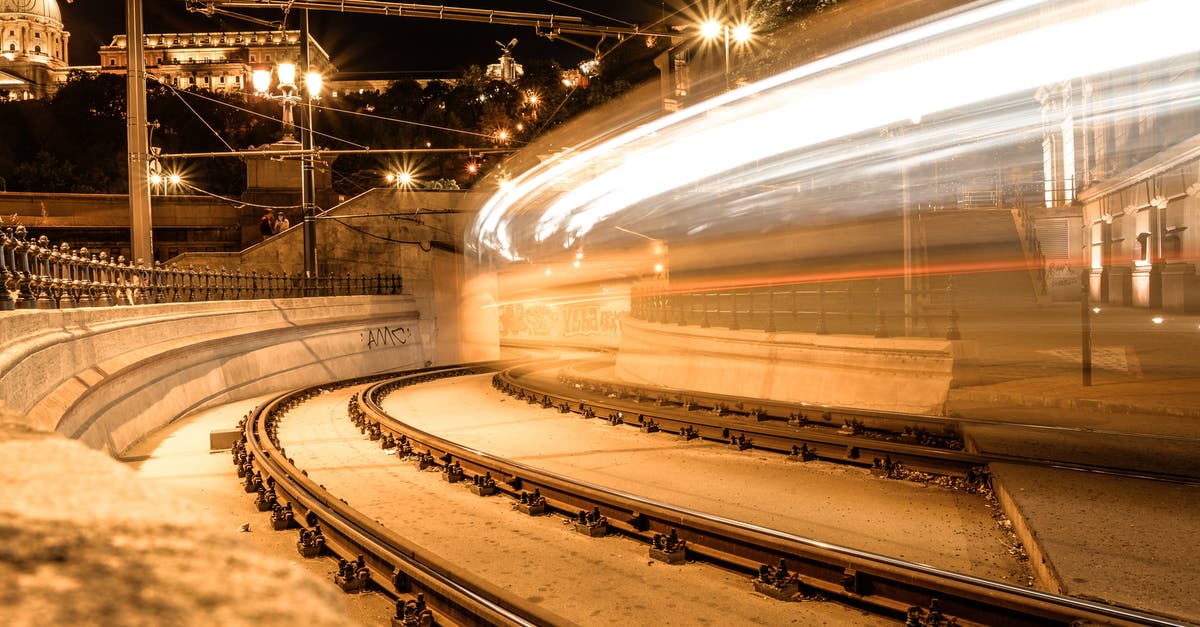 How can I check the current situation in Budapest train station? - Time Lapse Photography of Train