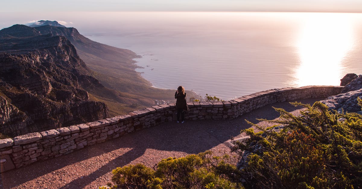 How can one travel to South Africa after previously having been banned for an overstay, after the ban has expired? - Person Standing Across Body of Water