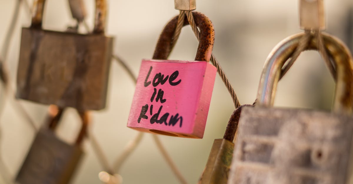 How did Malmö and Copenhagen connect before the Öresund Bridge? - Selective Focus Photography of Pink and Gray Love in R'dan Padlock