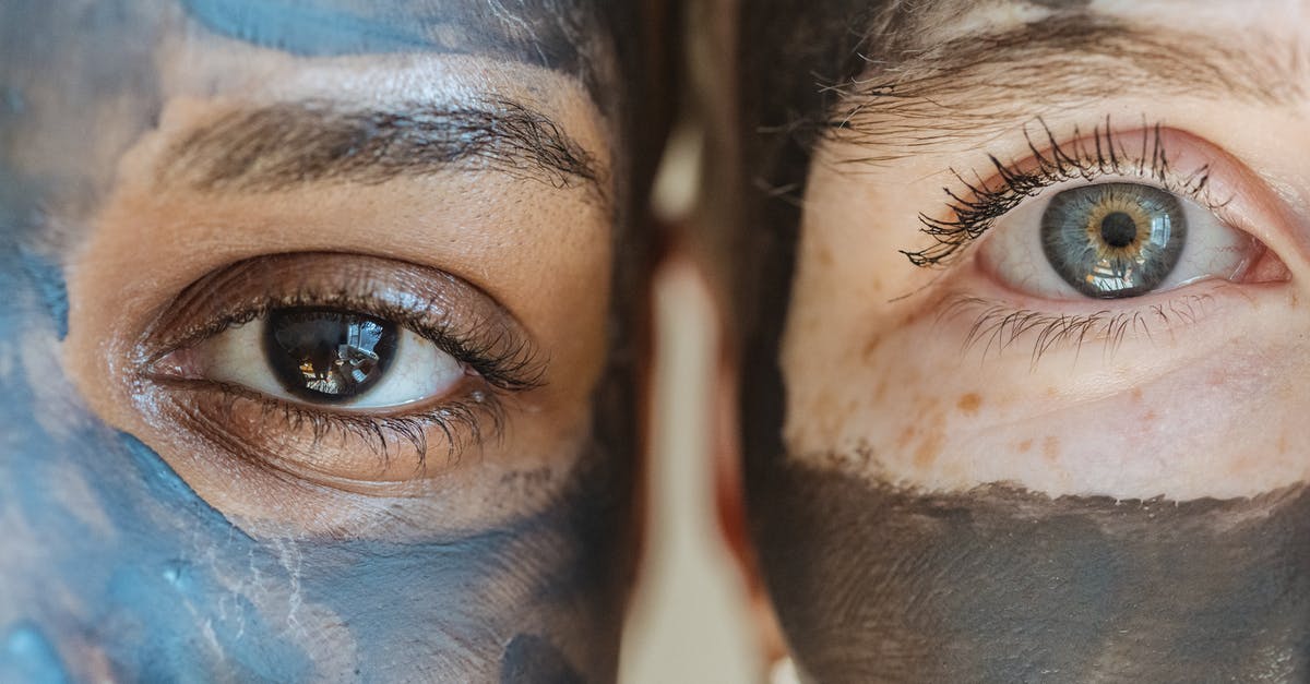 How do daily commuters renew their passports? [closed] - Crop multiethnic women with clay mask on faces