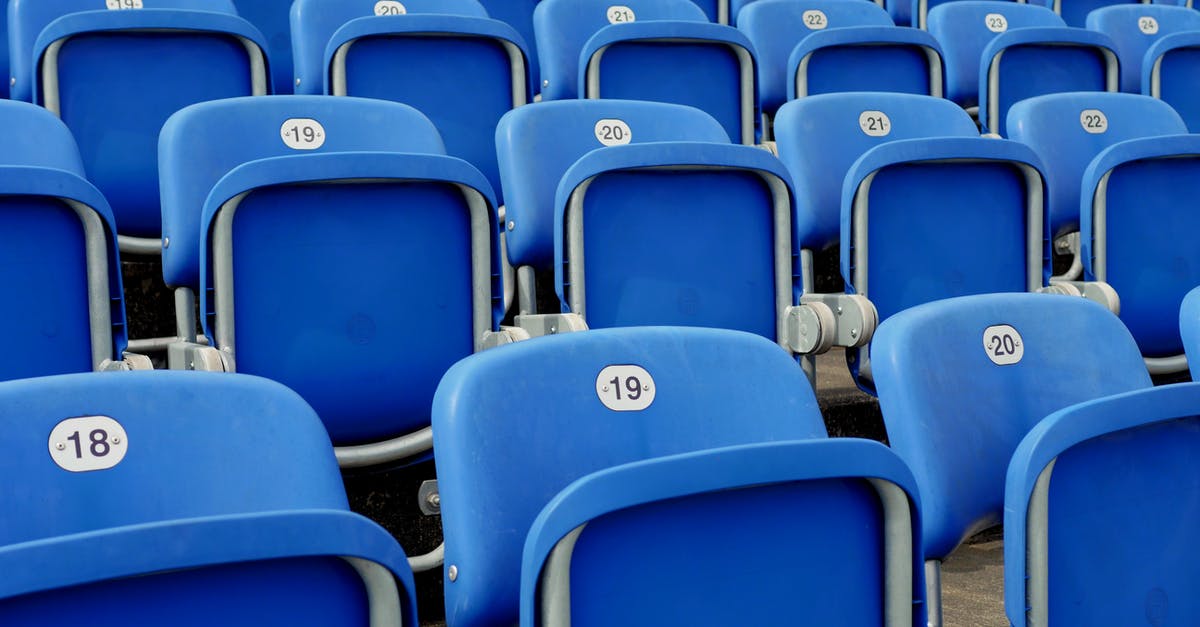 How do DB seat numbers work? - Blue Arena Chairs