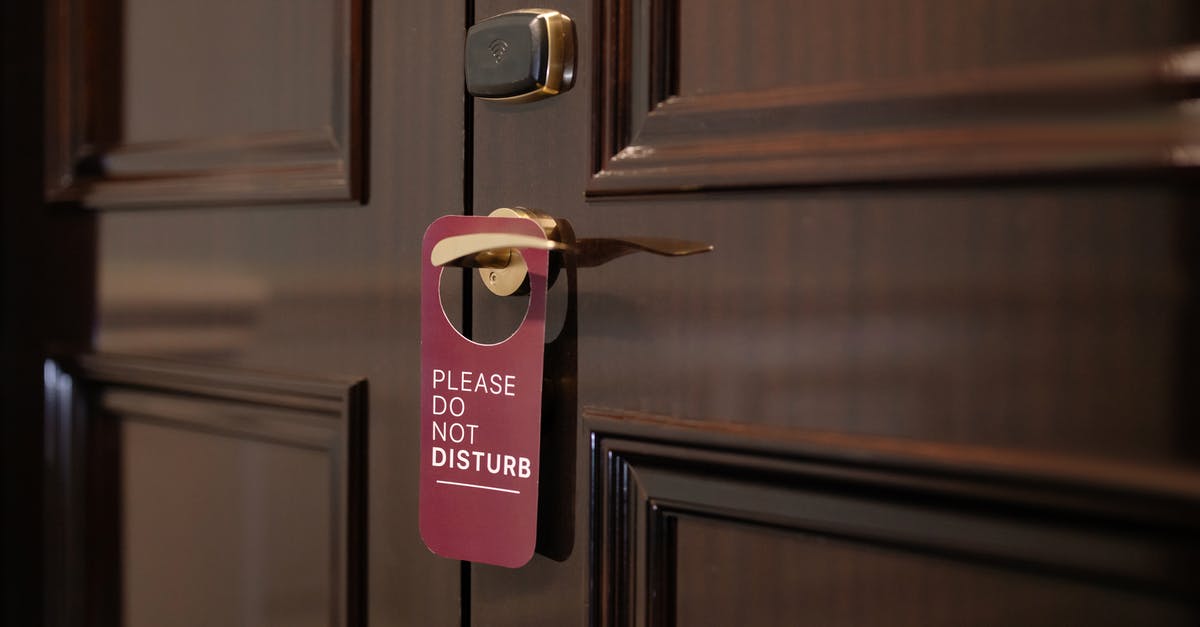 How do I decipher this hotel address in Greece? - Do Not Disturb Sign on Door Handle