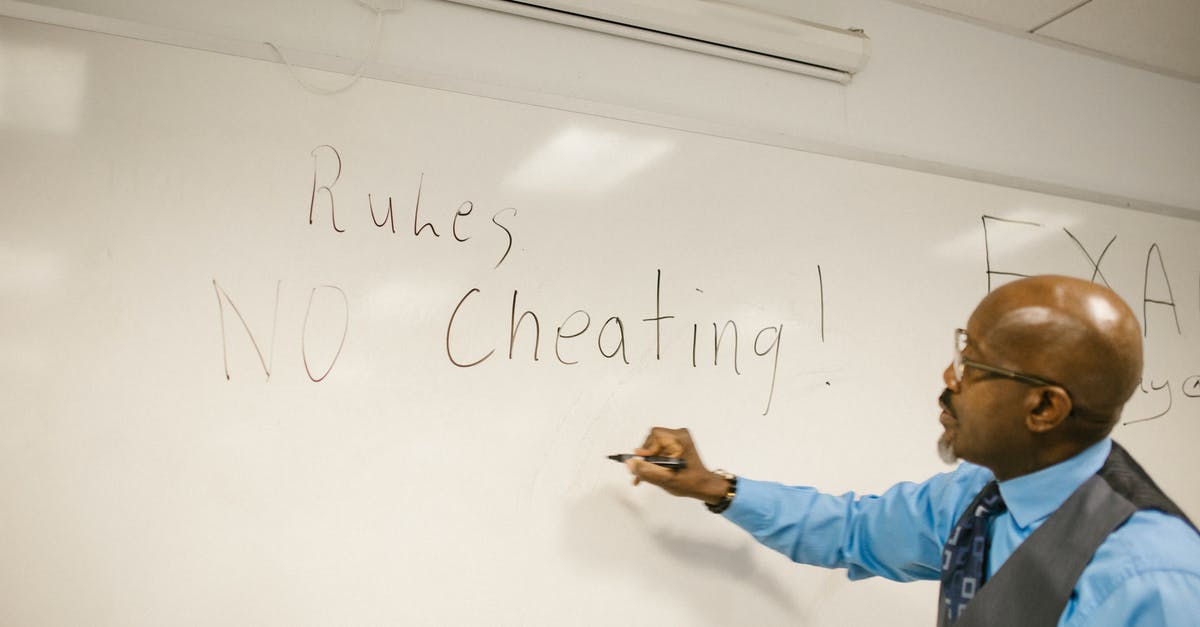 How do they enforce rules on declaring funds? - Teacher Giving Instructions Not to Cheat