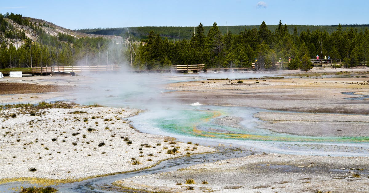 How does the US know that I left? - Stream in Norris Geyser Basin