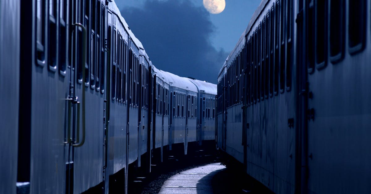 How full are KTX trains between Seoul and Busan usually? - Pathway Between Parked Trains 