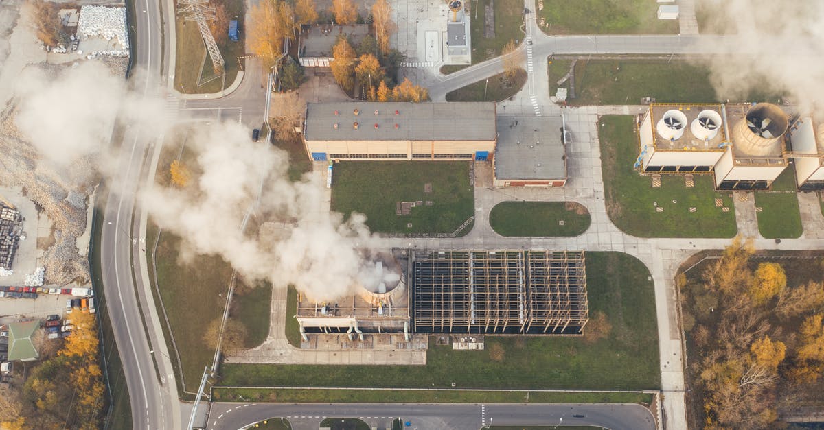 How is the air traffic before thanksgiving? - White Smoke Coming Out from a Building