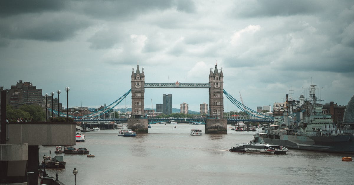 How is the London congestion charge administered? - Bridge over Water Under Cloudy Sky