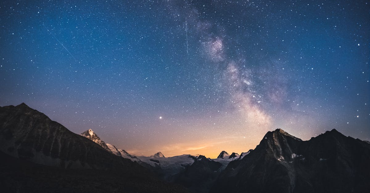 How long can I park in the blue zone in Switzerland? - Snow Covered Mountain Under Blue Sky during Night Time