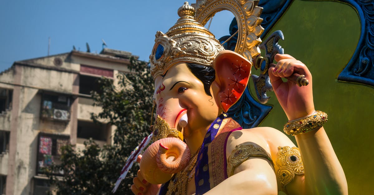 How much to tip in Mumbai or India general? - Close-Up Shot of a Hindu Deity Statue