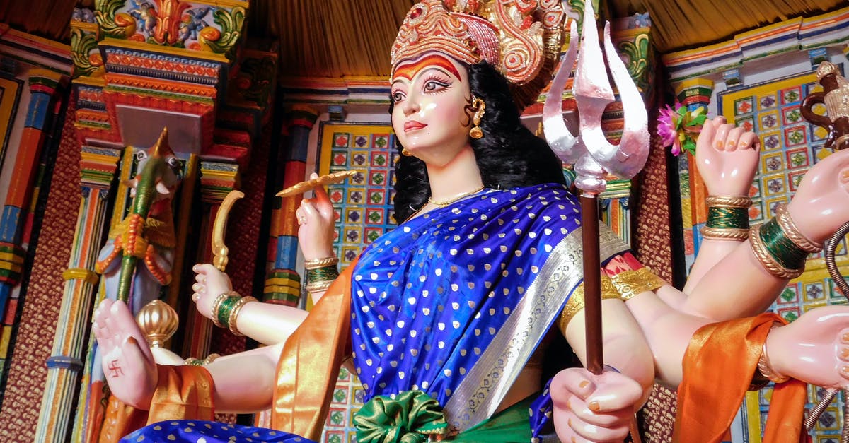 How much to tip in Mumbai or India general? - A Hindu Goddess Sculpture