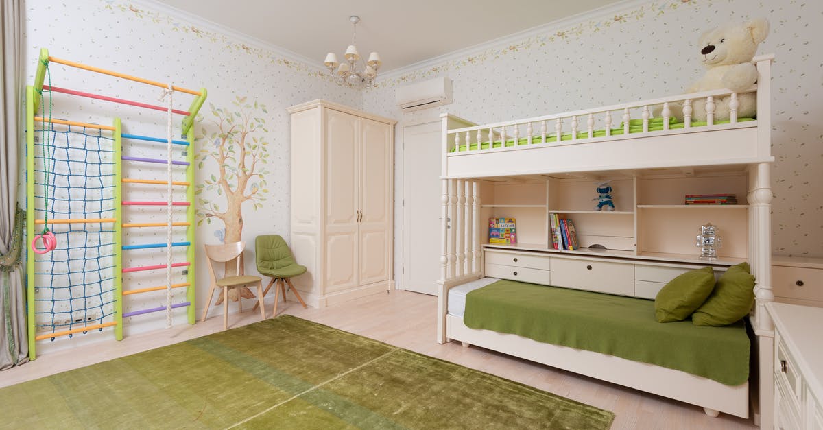 How prevalent is Swedish in the Swedish speaking parts of Finland - Spacious children bedroom with green carpet and Swedish wall