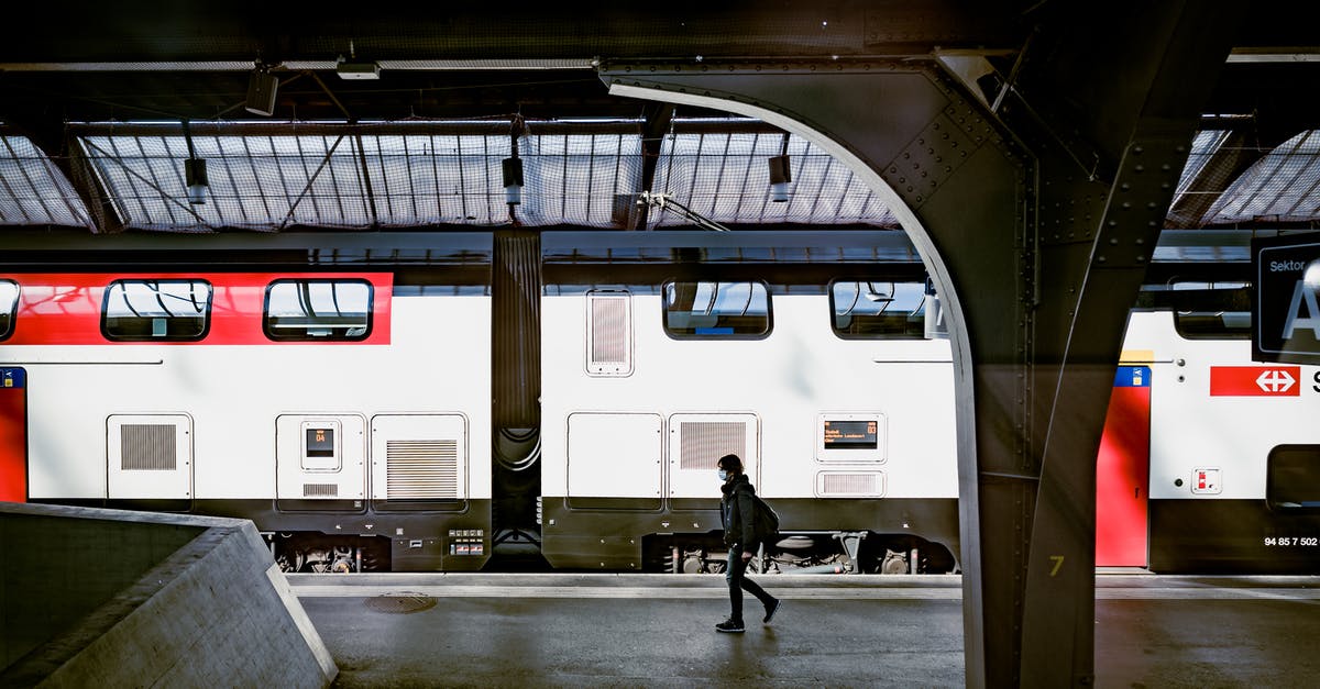 How punctual are Swiss trains? - Man Walking on Train Station