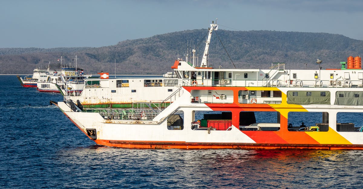 How safe are the ferries in Indonesia? - Red and White Ship on Sea