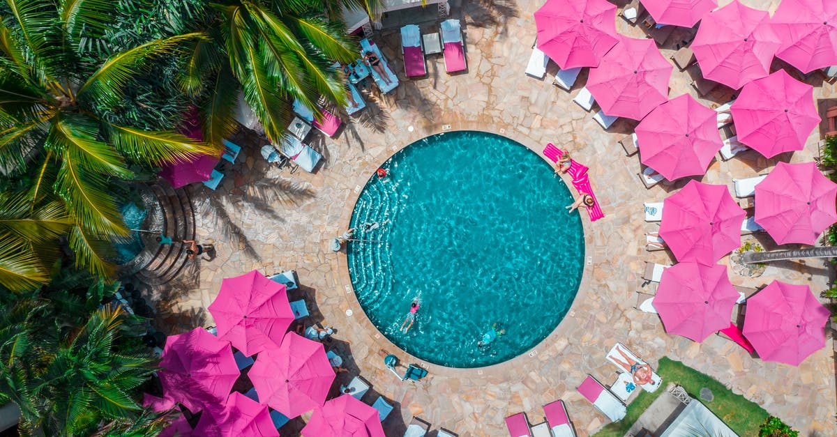 How to avoid hotels with bellhops in the USA - Pink and White Concrete Blocks