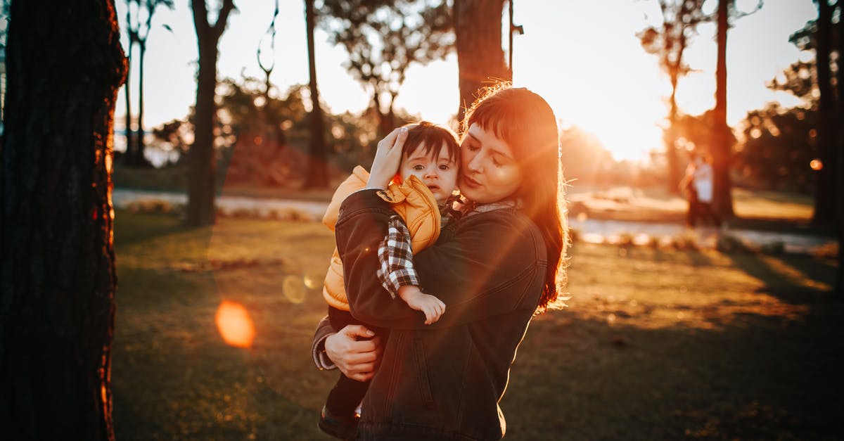 How to carry internal SSDs? [closed] - Woman and boy hugging in park