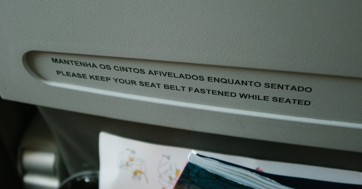 How to document travel expenses? - Close-up Of Aviation Policy On The Back Of An Airplane Seat