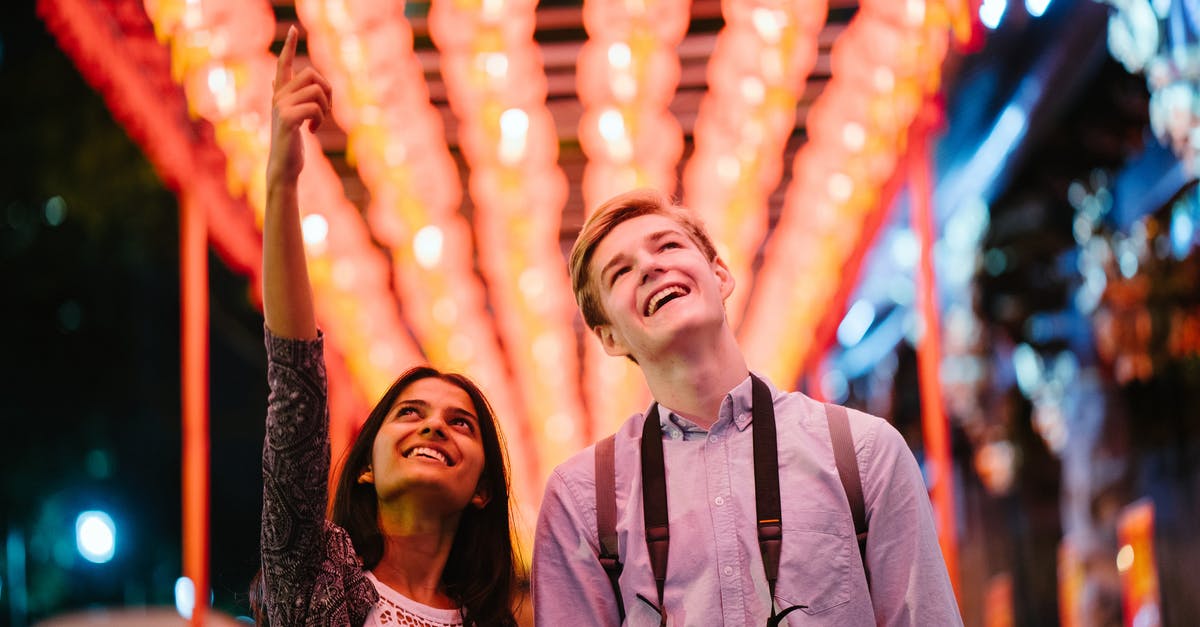 How to extend a single-entry Indian tourist visa? - Photo of Man and Woman Looking Up