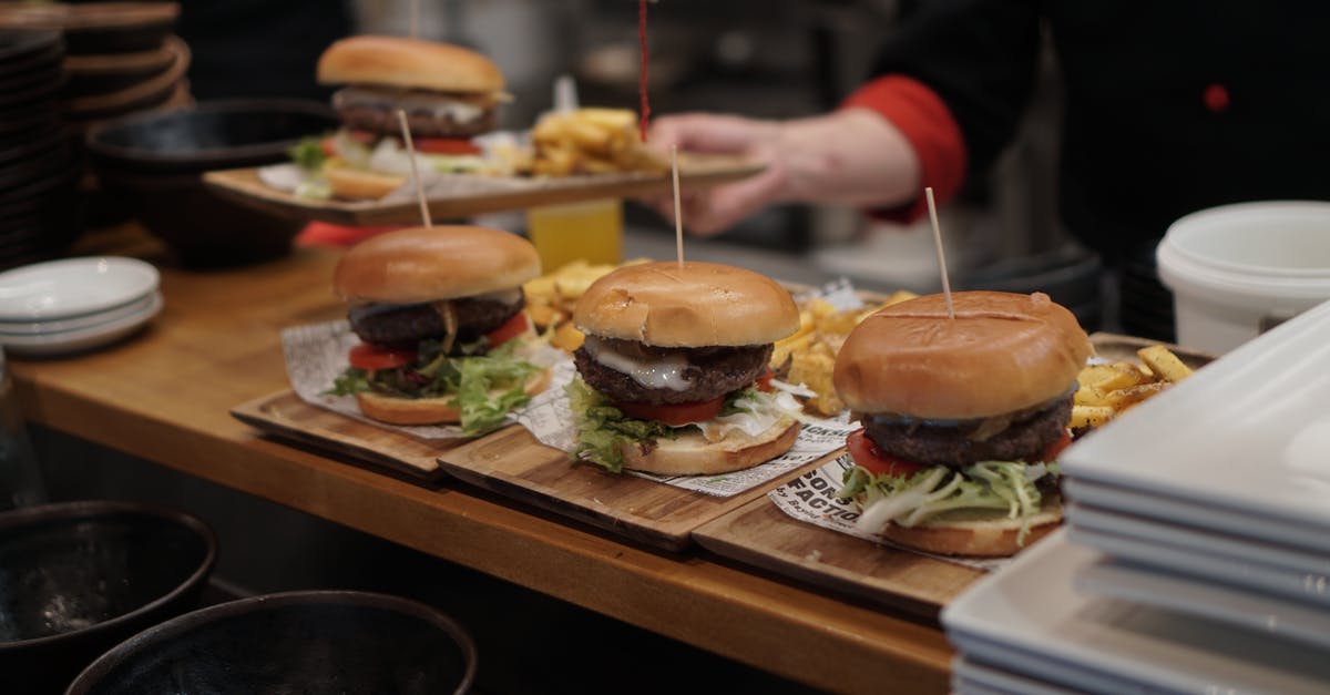 How to find a restaurant serving Halal food in Munich - Burger on Brown Wooden Tray