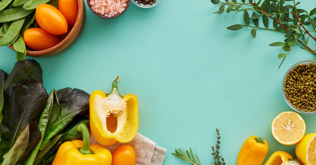 How to find better food in airports - Yellow Bell Pepper Beside Orange and Purple Round Fruits