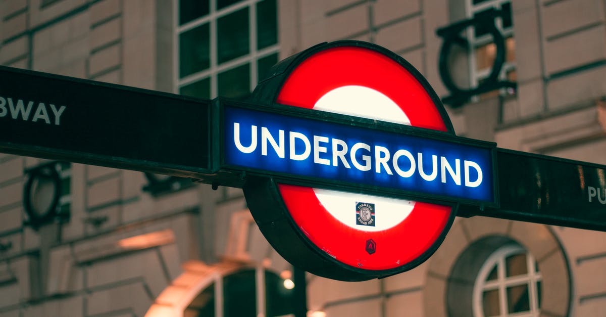 How to find information about London Buses facing disruption? - Photo Of Underground Signage