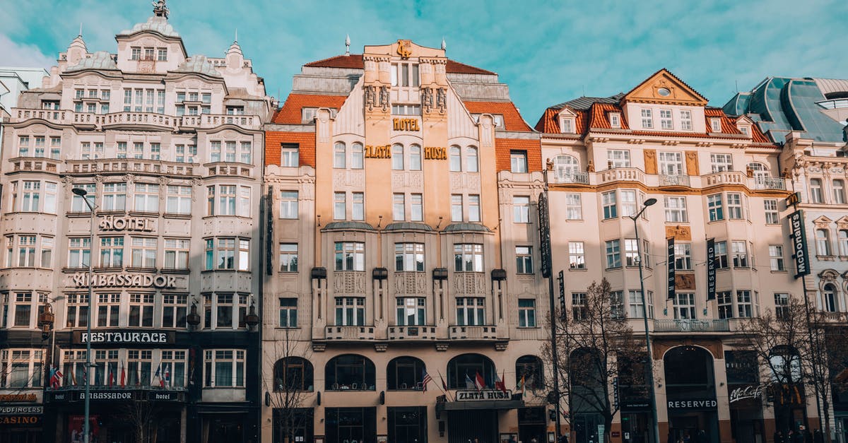 How to get from Prague to Punkva caves and Macocha abyss? - People Walking on Street Near Brown Concrete Building