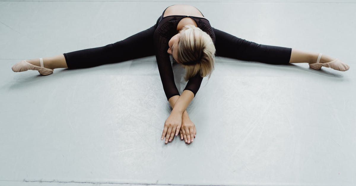 How to get from Split to Stanici? - Flexible woman stretching body on floor