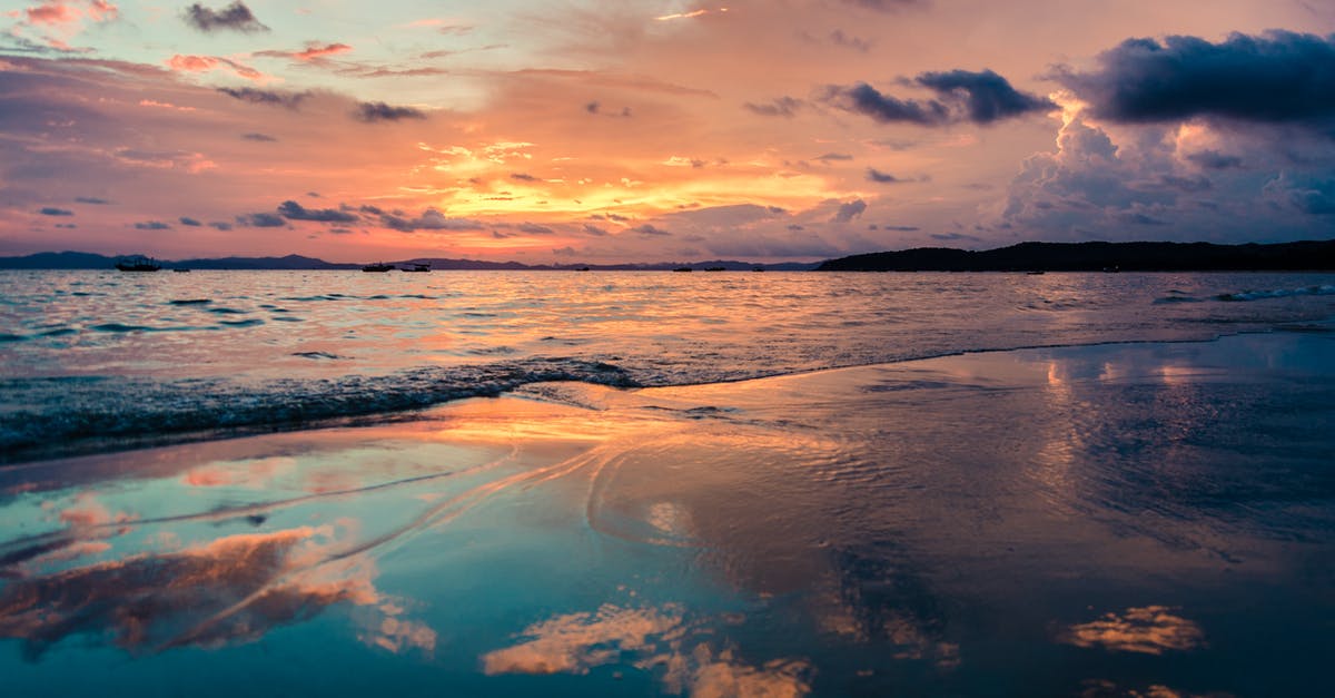 How to get to closest (nice) beach around Heraklion - Seashore and Clouds Scenery