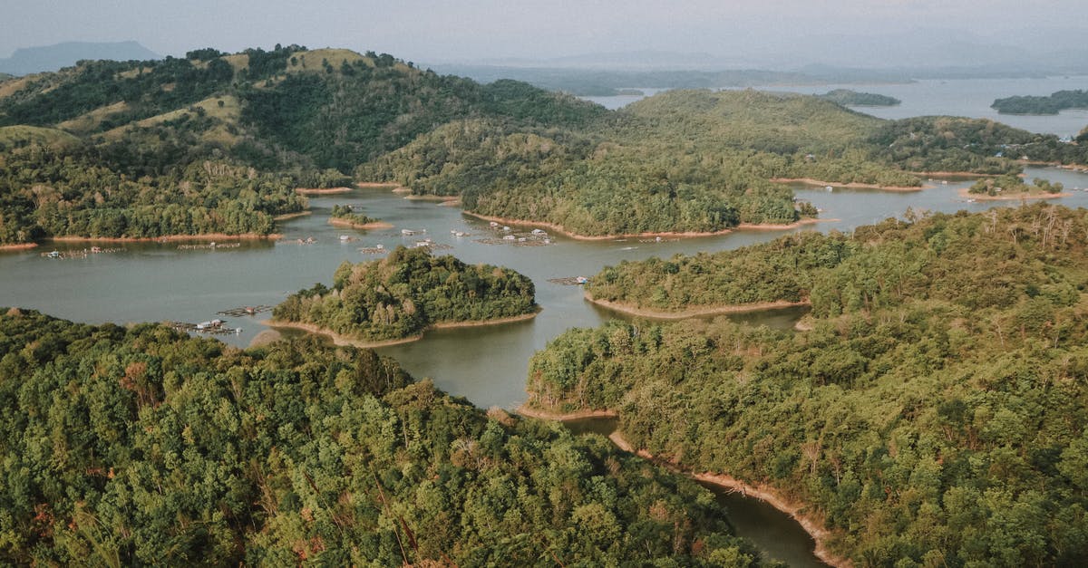 How to get to Singkil from lake Toba (Samosir island)? - Aerial Photography Of Body Of Water Surrounded By Trees