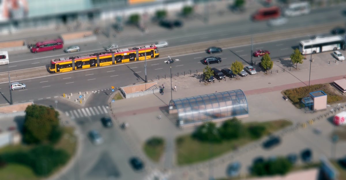 How to go from Warsaw Modlin airport to Warsaw? - Aerial View of Cars on Road