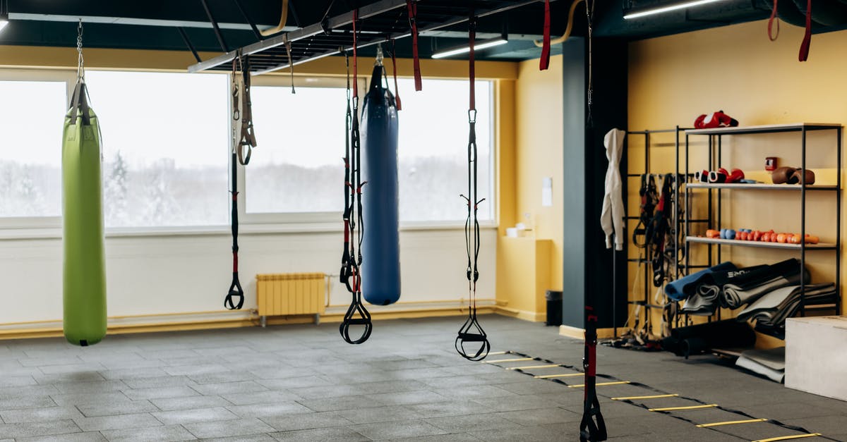 How to join the bile-high club if there's no airsick bag? - A Spacious Gym With Tools And Equipments