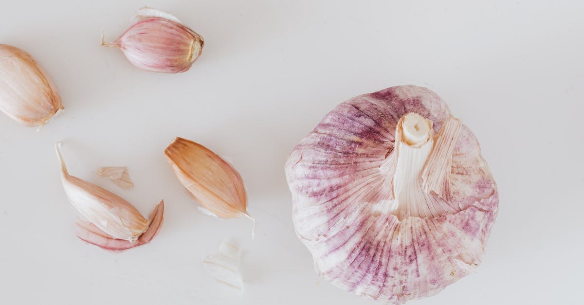 How to prepare to a big trip in terms of Visas - From above closeup of big whole garlic and set of cloves placed on white surface