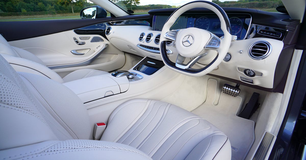 How to register new car with SENTRI? - White Mercedes Benz Interior Design