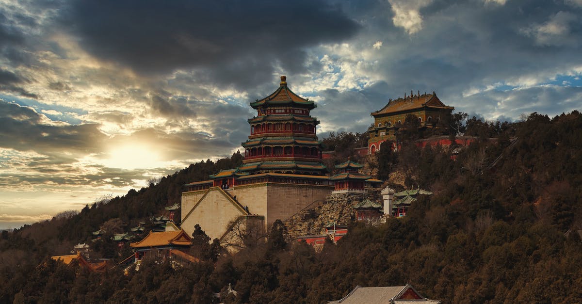 How to show travel history for Canadian visa - View of a Historical Building at Sunset