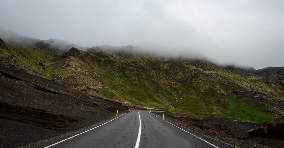 How to tell distance travelled by rail? - Empty Road Along The Mountain