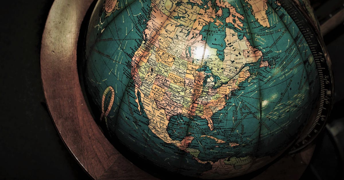 How to travel across South America? [closed] - Multicolored Desk Globe