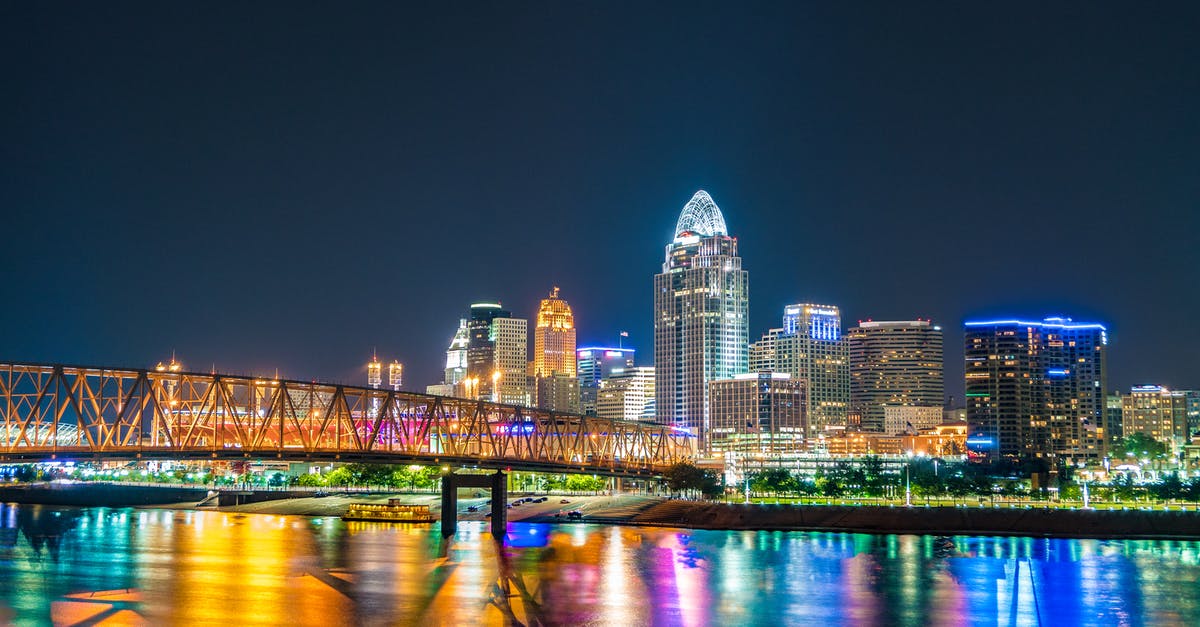 How to travel from Cincinnati to O'Hare [closed] - Photo of Lighted Buildings Near River