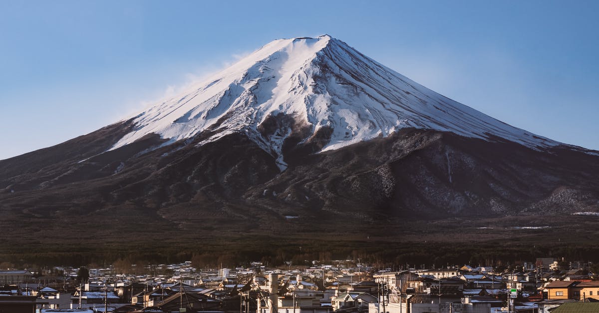 How to travel to Japan while expressing milk? - Mt. Fuji