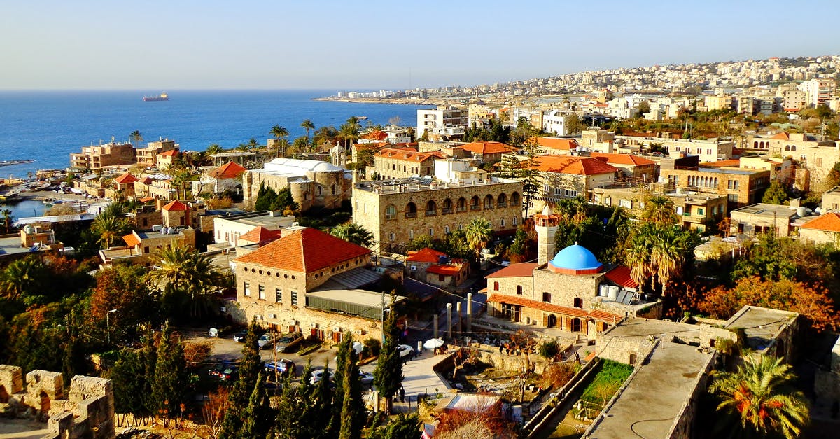 How to travel to Lebanon without flying? - Aerial View of City Buildings