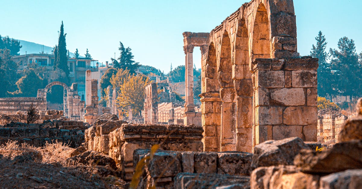 How to travel to Lebanon without flying? - Ancient Temple Ruins in Lebanon